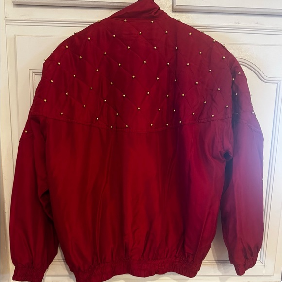 Red Studded Jacket - Picture 4 of 5